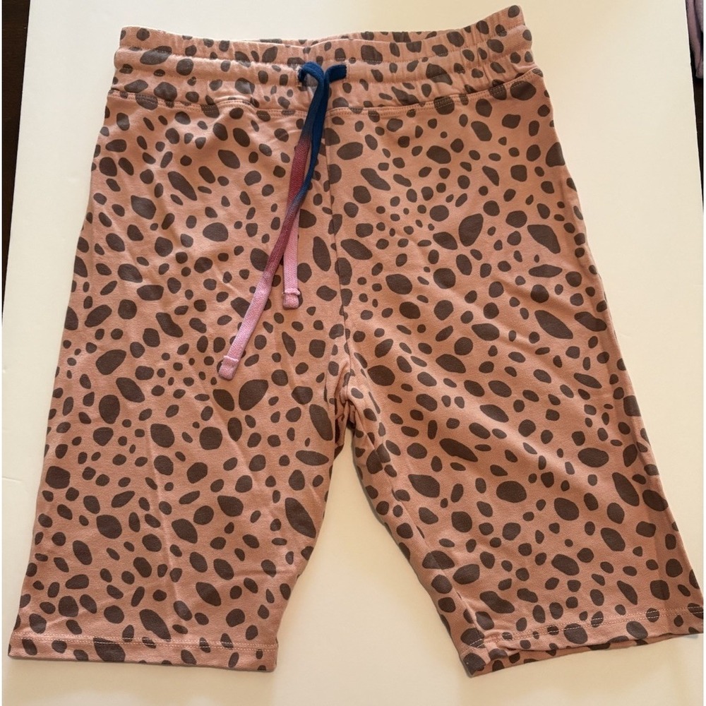 Sundry Pink Animal Print 8" Stretch Lounge Shorts Size 0 - Small - NWT